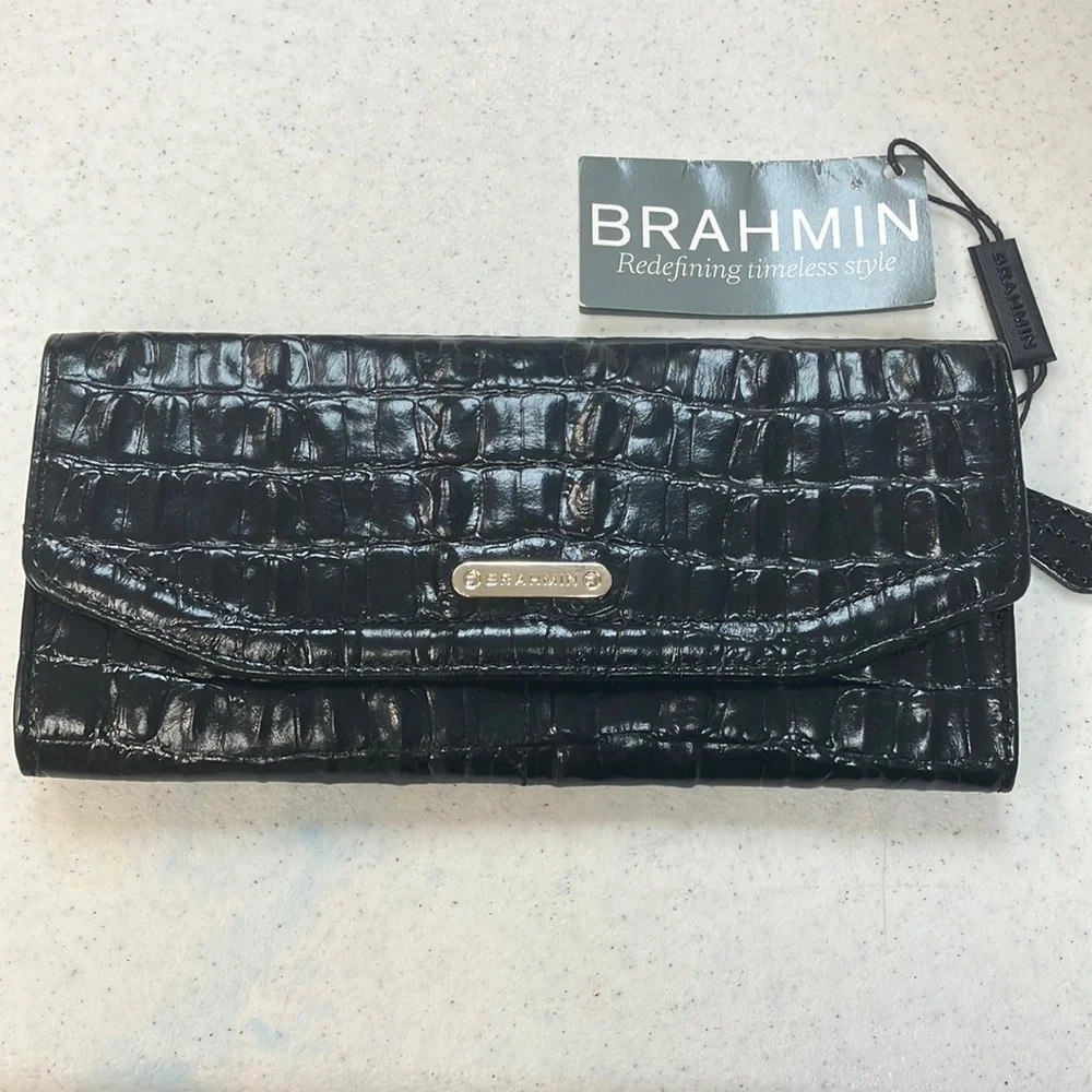 NWT! Black Brahmin Wallet